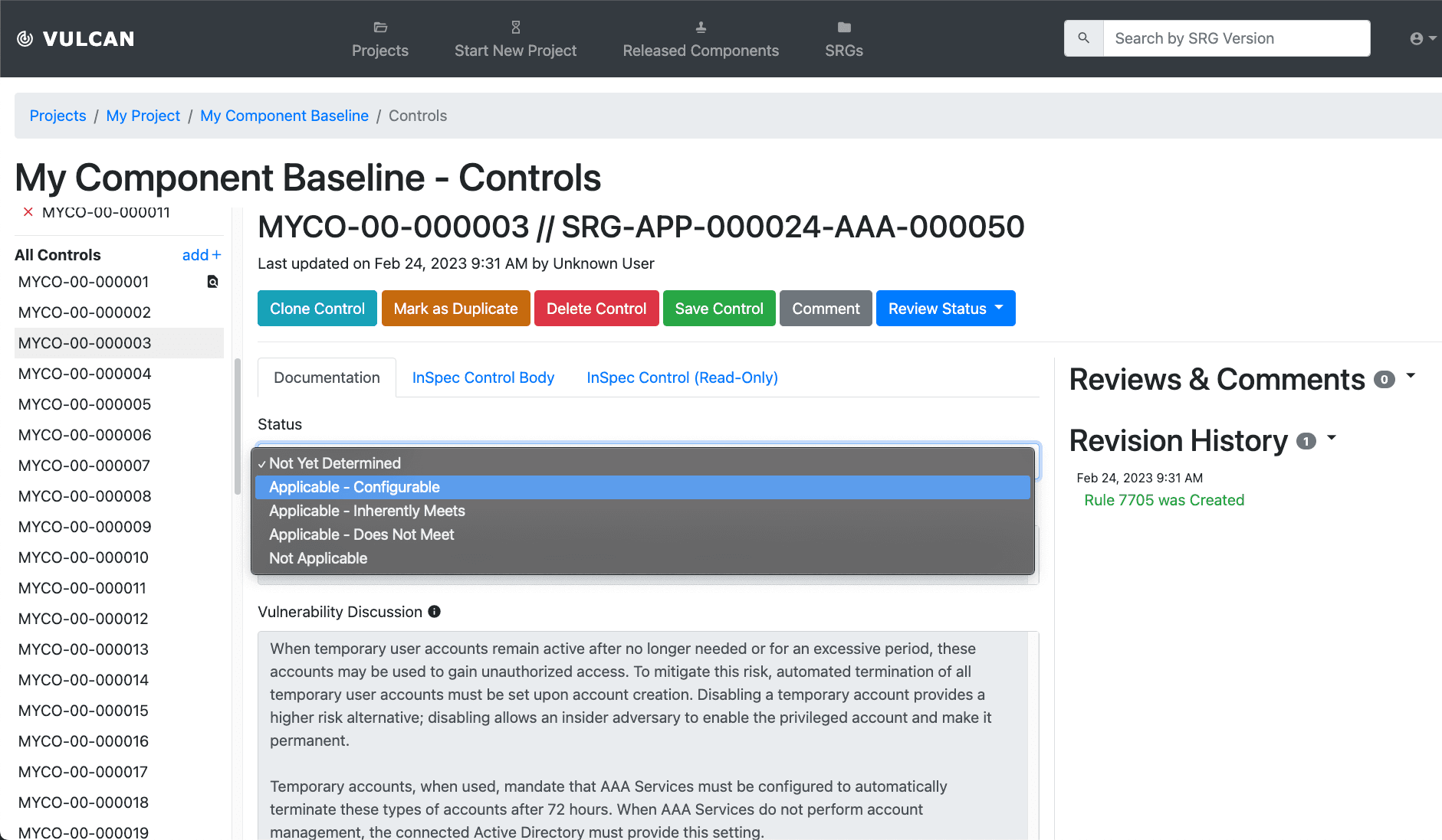 Develop Baselines in a User-Friendly Editing Window